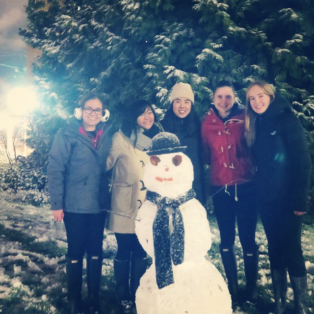 Vancouver snowman!  let's just pretend Olaf is not already melting .